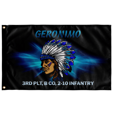Geronimo 2-10 Infantry Flag Elite Flags Wall Flag - 36"x60"