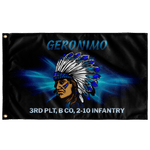 Geronimo 2-10 Infantry Outdoor Flag Elite Flags Outdoor Flag - 36"x60"