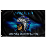 Geronimo 2-10 Infantry Outdoor Flag Elite Flags Outdoor Flag - 36"x60"