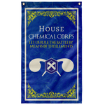 House Chemical Corps Flag Elite Flags Wall Flag - 36"x60"