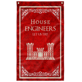 House Engineers Flag Elite Flags Wall Flag - 36"x60"
