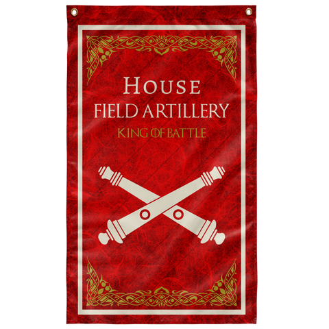 House Field Artillery Flag Elite Flags Wall Flag - 36"x60"