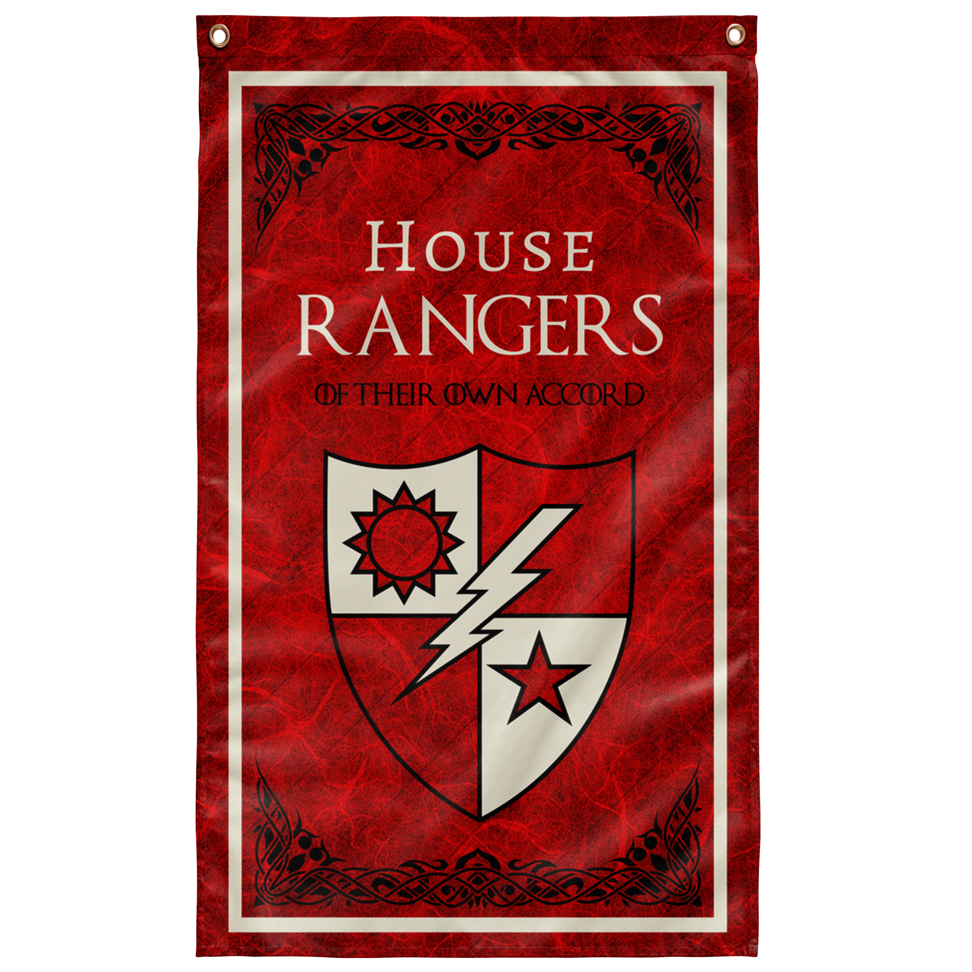 Texas Rangers Logo Applique House Flag - I AmEricas Flags
