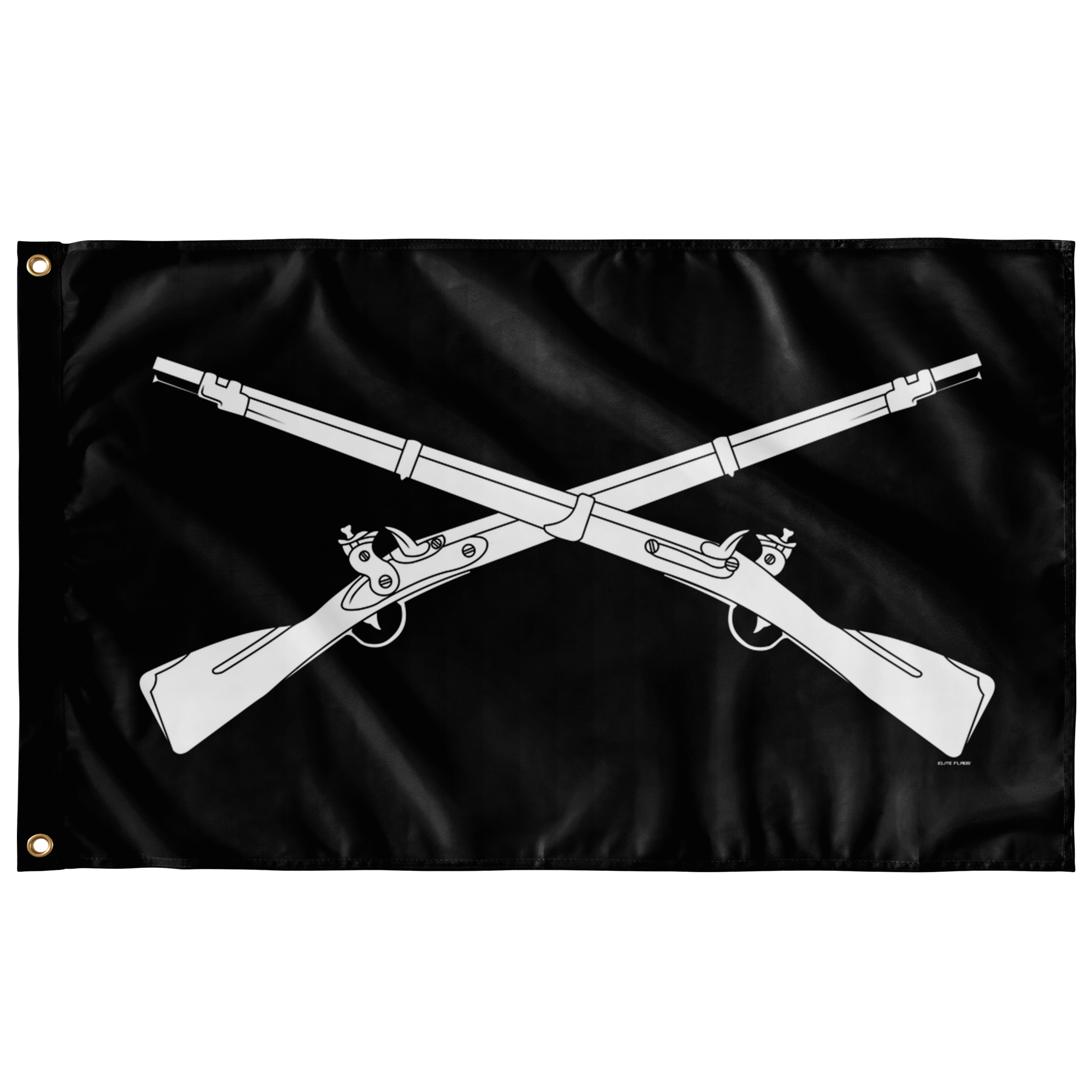 Army Infantry Cross Rifles Clipart