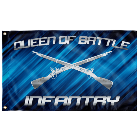 Infantry Queen of Battle V2 Flag Elite Flags Wall Flag - 36"x60"