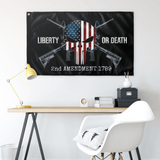 Liberty or Death 2nd Amendment Flag Elite Flags Wall Flag - 36"x60"