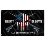 Liberty or Death 2nd Amendment Outdoor Flag Elite Flags Outdoor Flag - 36"x60"
