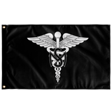 Medical Service Corps Black and White Flag Elite Flags Wall Flag - 36"x60"