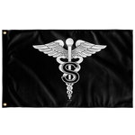 Medical Specialist Corps Black and White Flag Elite Flags Wall Flag - 36"x60"