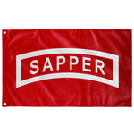 Original White Sapper Tab Flag Elite Flags Wall Flag - 36"x60"