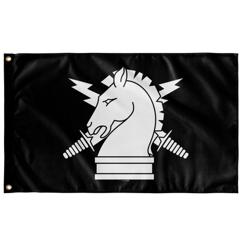 Psychological Operations Black and White Flag Elite Flags Wall Flag - 36"x60"
