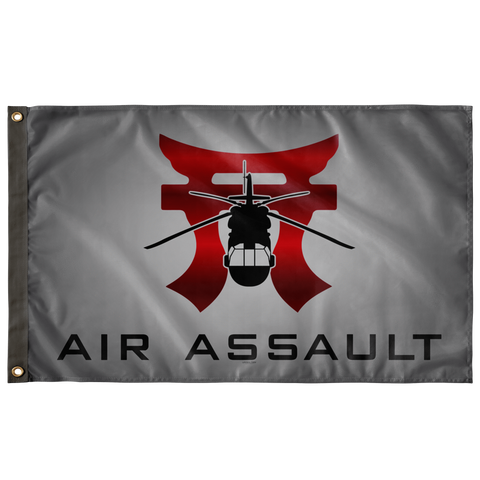 Rakkasans Grey Air Assault Flag