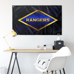 Rangers Diamond Flag Elite Flags Wall Flag - 36"x60"