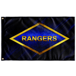 Rangers Diamond Outdoor Flag Elite Flags Outdoor Flag - 36"x60"