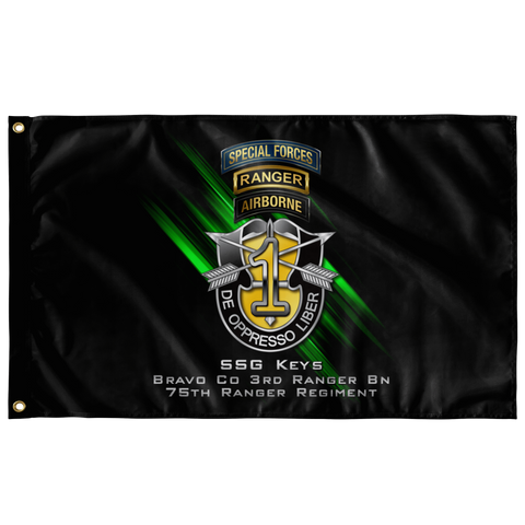 Custom Special Forces 1st Numeral Flag