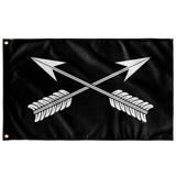 Special Forces Branch Black and White Flag Elite Flags Wall Flag - 36"x60"