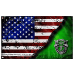 Special Forces Crest Stars & Stripes Outdoor Flag Elite Flags Outdoor Flag - 36" X 60"