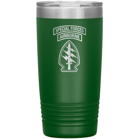 Special Forces Tumbler Elite Flags Green