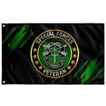 Special Forces Veteran Outdoor Flag Elite Flags Outdoor Flag - 36"x60"
