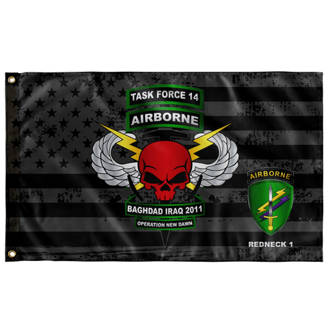 Task Force 14 Subdued Outdoor Flag Elite Flags Wall Flag - 36"x60"