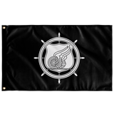 Transportation Corps Black and White Flag Elite Flags Wall Flag - 36"x60"