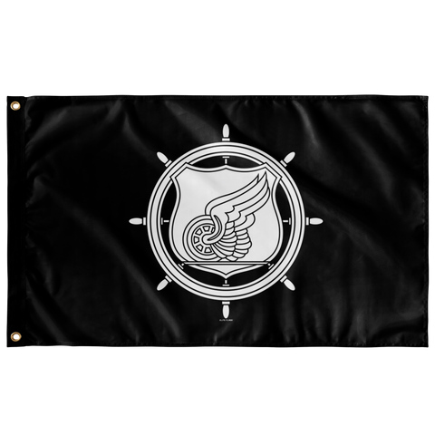 Transportation Corps Black and White Flag Elite Flags Wall Flag - 36"x60"