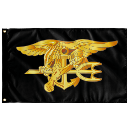 US Navy SEAL "Budweiser" Trident Flag Elite Flags Wall Flag - 36"x60"