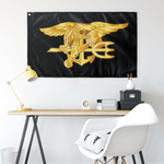 US Navy SEAL "Budweiser" Trident Flag Elite Flags Wall Flag - 36"x60"