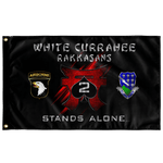 White Currahee Rakkasans Flag Elite Flags Wall Flag - 36"x60"